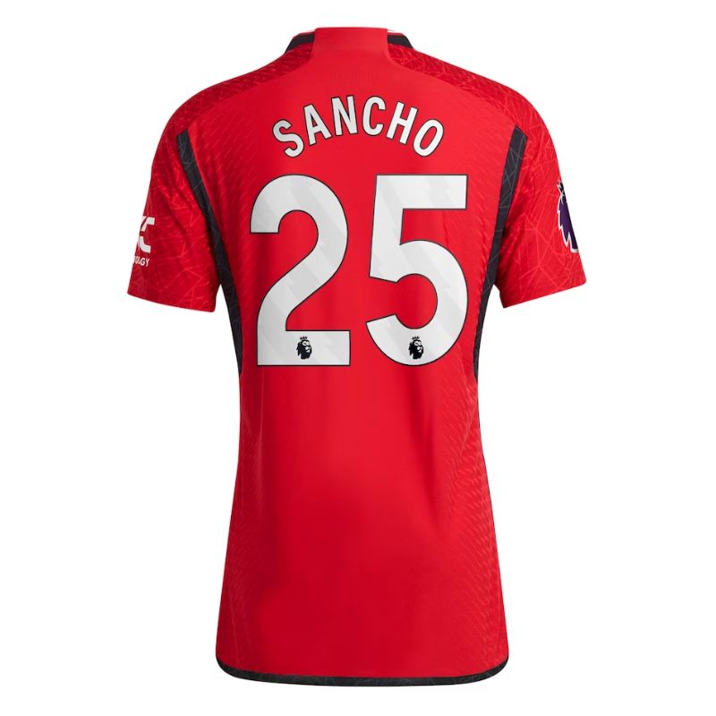 Jadon Sancho Manchester United 2023/24 Home Player Jersey - Red