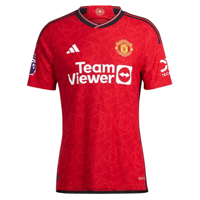 Jadon Sancho Manchester United 2023/24 Home Player Jersey - Red