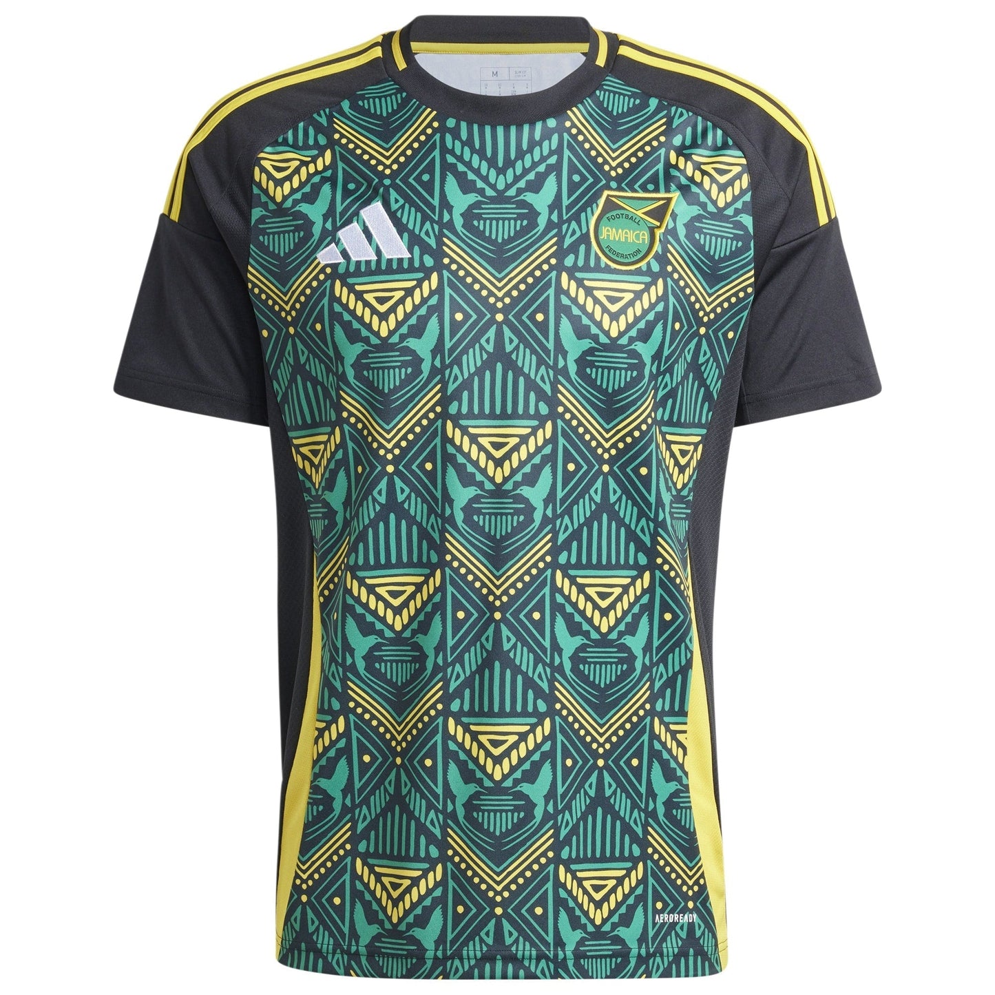 Jamaica National Team adidas 2024 Away Custom Jersey - Black