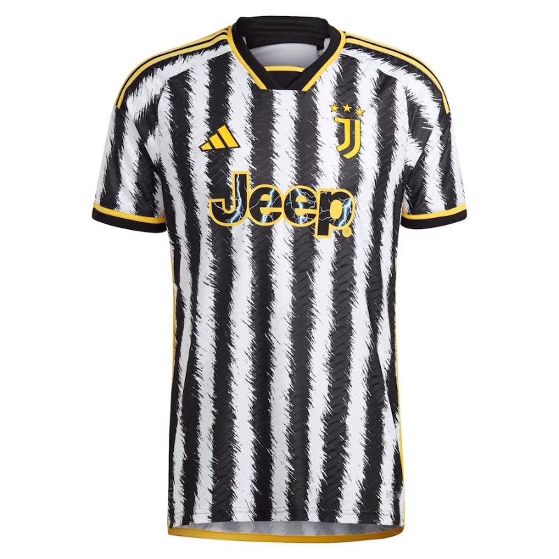 Juventus Team 2023-24 with Player Pogba 10 printing Jersey - White