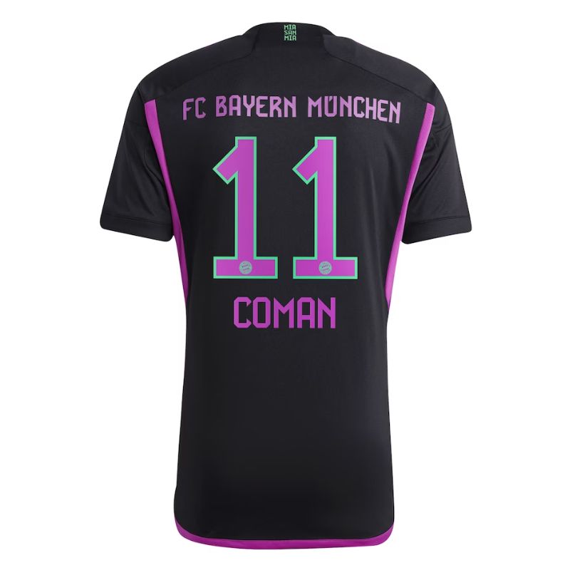 Kingsley Coman Bayern Munich 2023/24 Away Player Jersey - Black