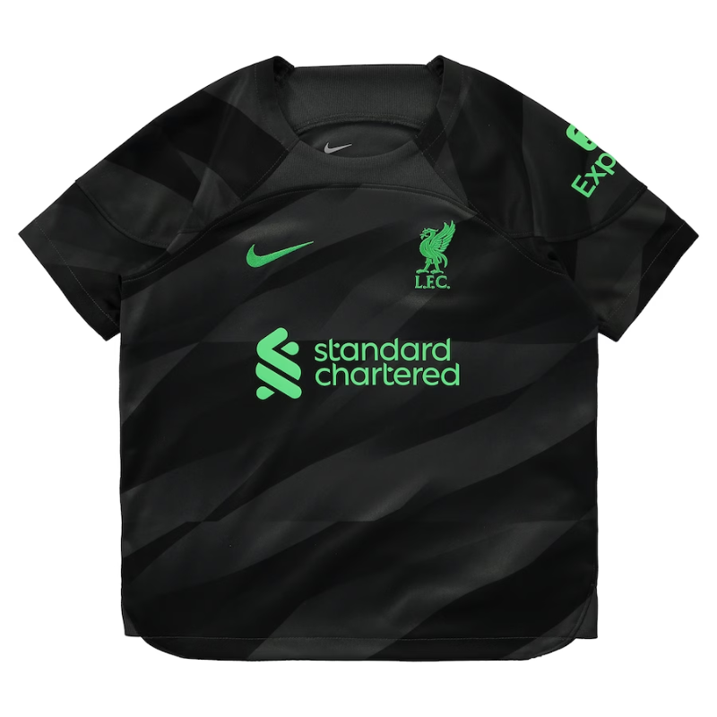 Liverpool Goalkeeper Stadium Kit 2023-24 - Little Kids Jersey - Black