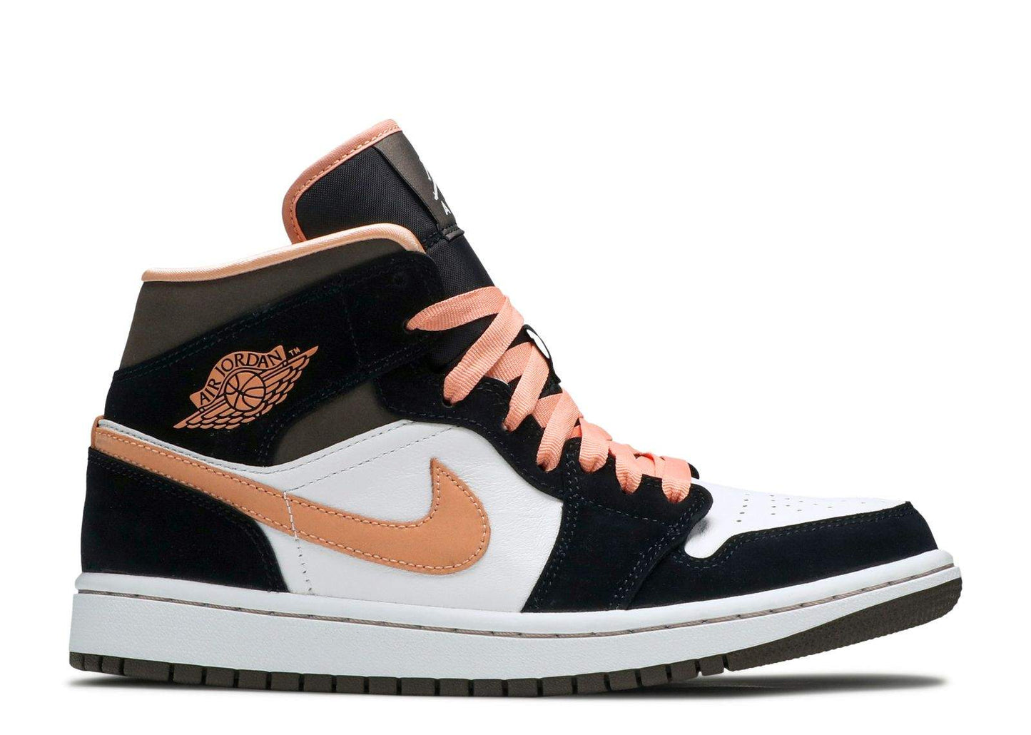 Air Jordan 1 Mid SE ‘Peach Mocha’ Unfading Sneaker