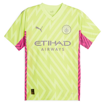 Manchester City Goalkeeper Puma 2023-24 Jersey - Green Light