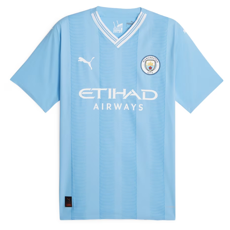 Manchester City Home Puma 2023-24 Jersey Haaland 9 printing - Blue