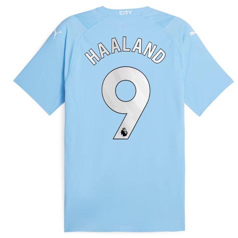 Manchester City Home Puma 2023-24 Jersey Haaland 9 printing - Blue