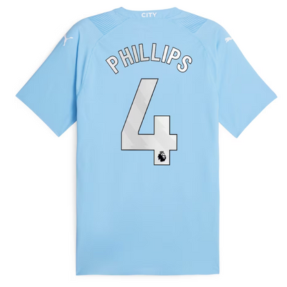 Manchester City Team 2023-24 with Jersey Phillips 4 printing - Sky Blue