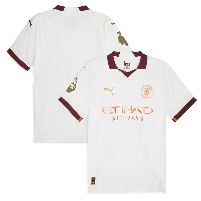 Manchester City Team Shirt 2023/24 Away Jersey - White