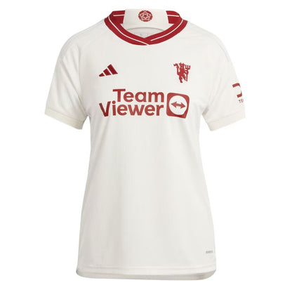 Manchester United 2023/24 Third Women's Custom Jersey - White