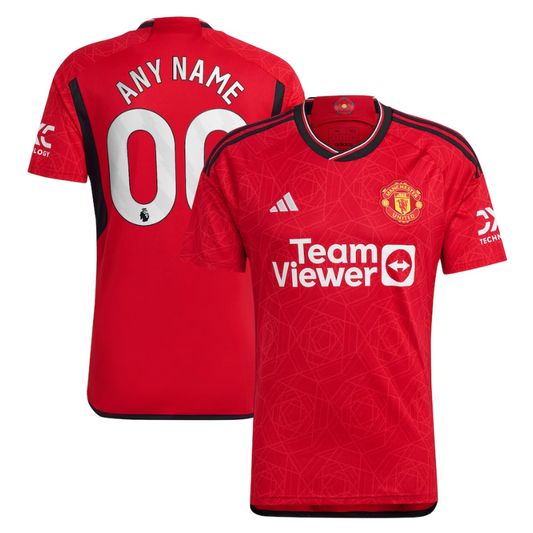 Manchester United Shirt 2023/24 Home Custom Jersey - Red