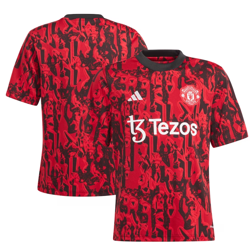 Manchester United Shirt 2023/24 Pre-Match Top - Red