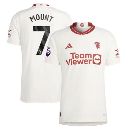 Mason Mount Manchester United 2023/24 Third Player Jersey - White