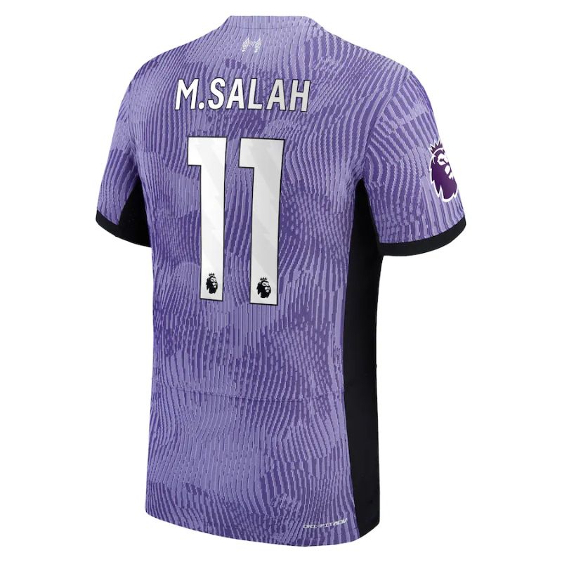 Mohamed Salah Liverpool Shirt 2023/24 Third Player Jersey - Purple