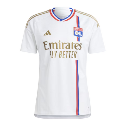 Olympique Lyon Home Shirt 2023-24 Custom Jersey - White