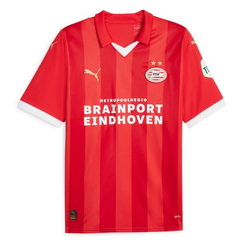 PSV Eindhoven Shirt 2023/24 Home Customized Jersey - Red