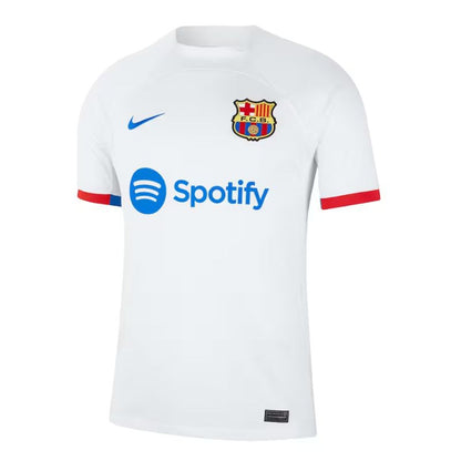 Pedri Barcelona 2023/24 Away Jersey - White