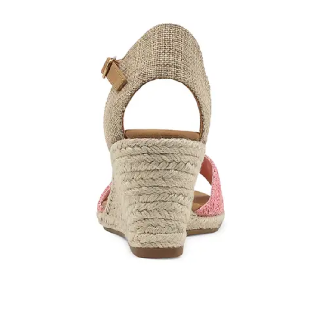 Tamale Pink Raffia Sandals