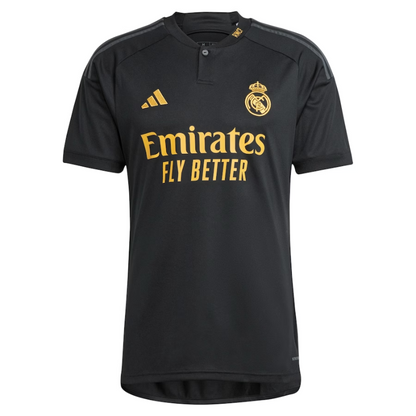 Vini Jr. Real Madrid Adidas 2023/24 Third Player Jersey - Black