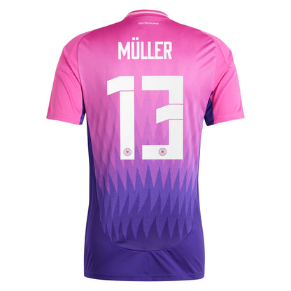 Thomas Muller Germany National Team adidas 2024 Away Jersey - Pink