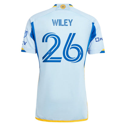 Caleb Wiley Atlanta United FC adidas 2024 The Resurgens Kit Authentic Player Jersey - Light Blue