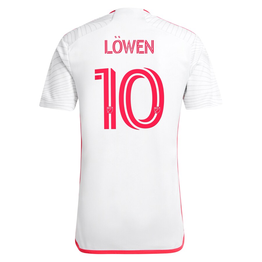 Eduard Löwen St. Louis City SC adidas 2024 The Confluence Kit  Player Jersey - White