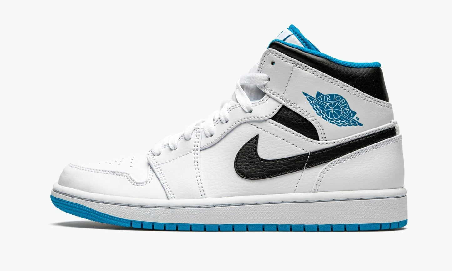 Air Jordan 1 Mid “White / Laser Blue”