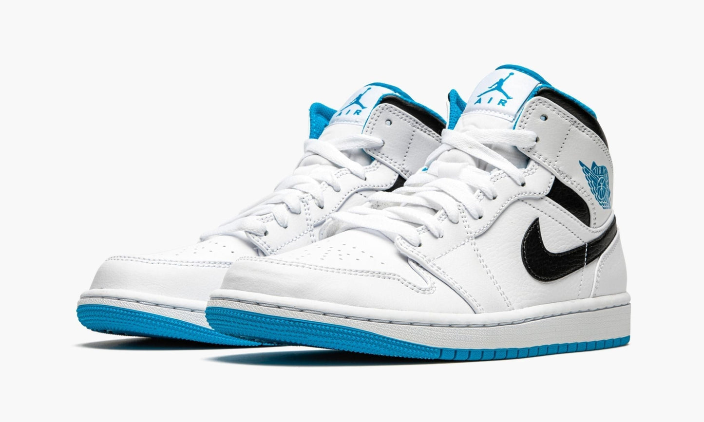 Air Jordan 1 Mid “White / Laser Blue”