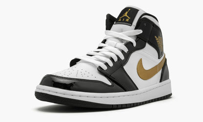 Air Jordan 1 Mid SE “Black Gold Patent Leather”