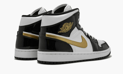 Air Jordan 1 Mid SE “Black Gold Patent Leather”