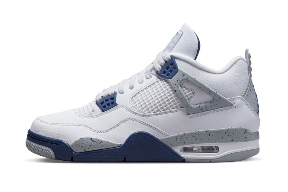 Air Jordan 4 Retro White Midnight Navy