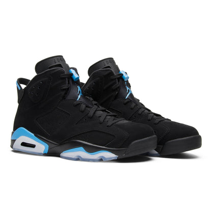 Air Jordan 6 Retro UNC Black/University Blue 384664-006