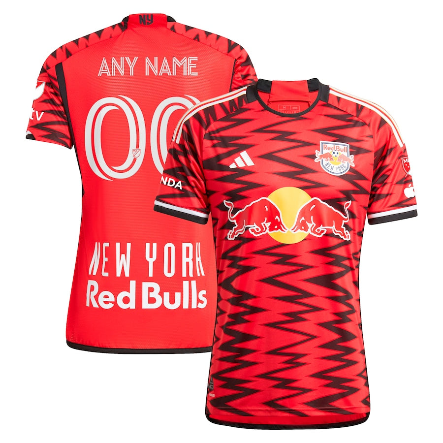 New York Red Bulls adidas 2024 Legacy Authentic Custom Jersey – Red