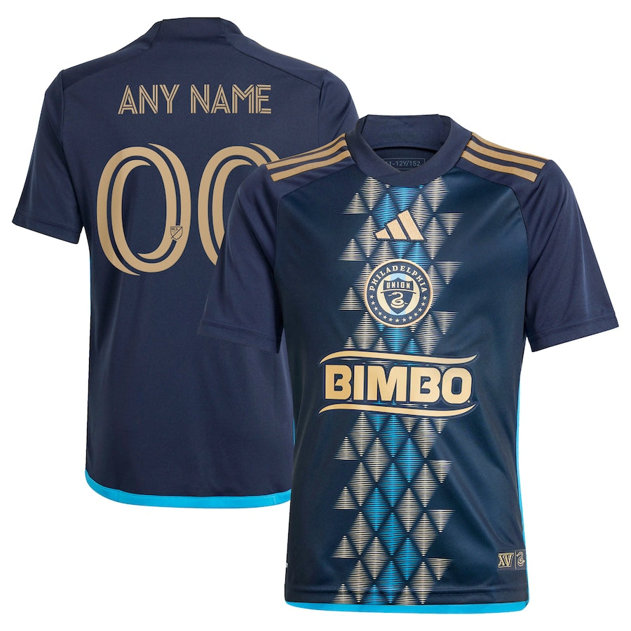 Philadelphia Union adidas  2024 The XV Kit  Custom Jersey – Navy