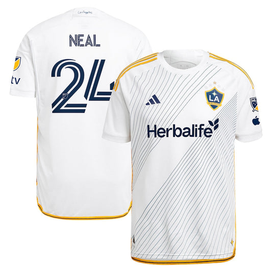 Jalen Neal LA Galaxy adidas 2024 Angeleno Kit Authentic Player Jersey - White