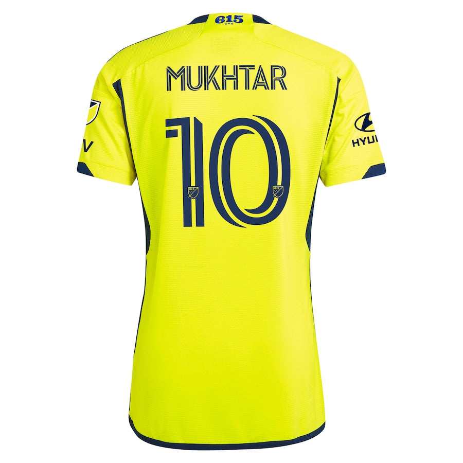 Hany Mukhtar Nashville SC adidas 2024 The 615 Kit Authentic Player Jersey - Yellow