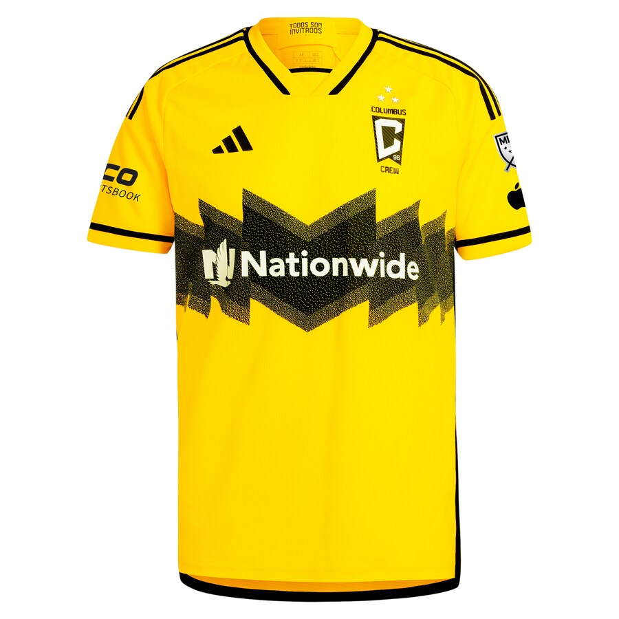 Cucho Hernández Columbus Crew adidas 2024 The Home Kit Authentic Player Jersey - Yellow