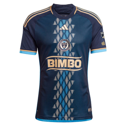 Philadelphia Union adidas 2024 The XV Kit Authentic Custom Jersey – Navy