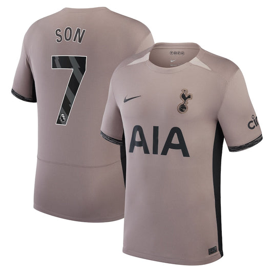 Son Heung-Min Tottenham Hotspur Nike  2023/24 Third Stadium  Player Jersey – Tan