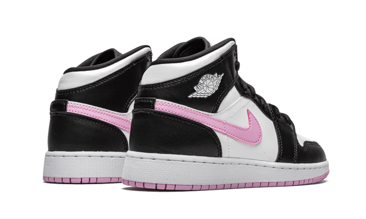 Jordan 1 Mid White Black Light Arctic Pink