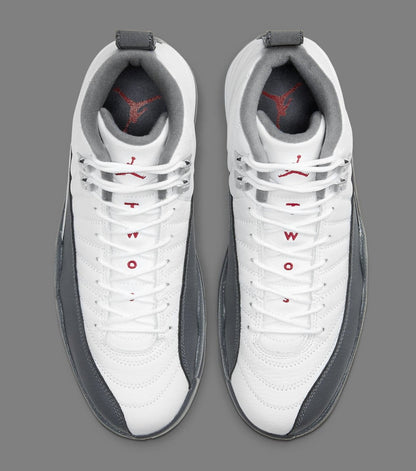 Jordan 12 Retro White Dark Grey