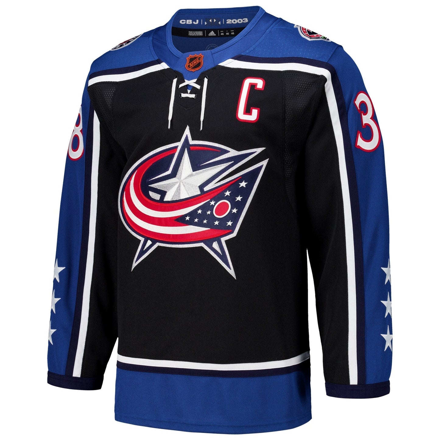 Boone Jenner Columbus Blue Jackets adidas Reverse Retro 2.0 Player Jersey - Black