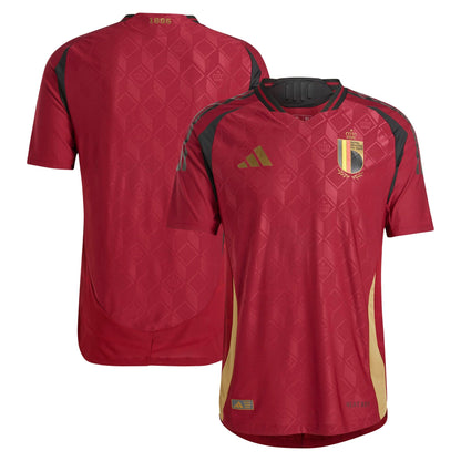 Belgium National Team adidas 2024 Home Custom Jersey - Burgundy