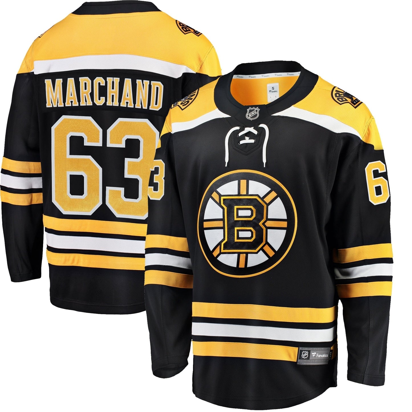 Fanatics Brad Marchand Black Boston Bruins Home Breakaway Jersey