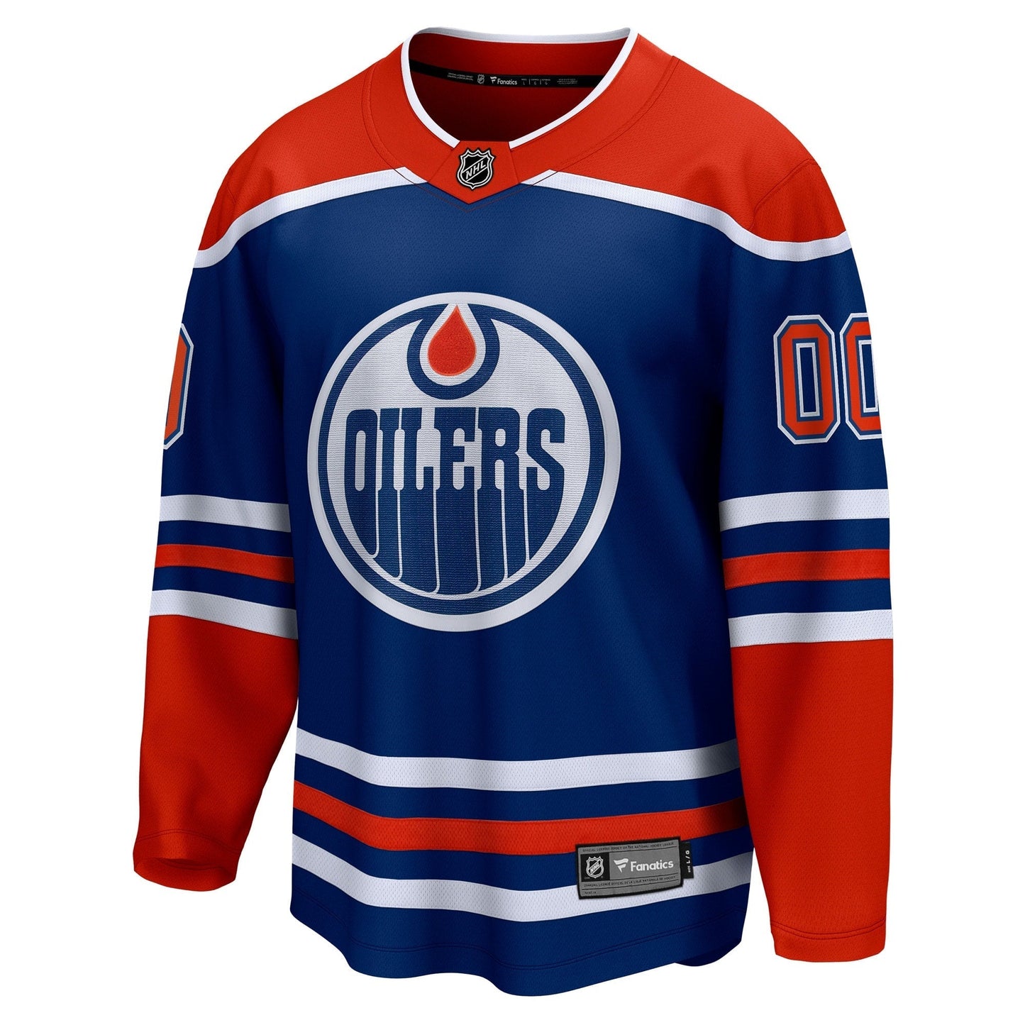 Edmonton Oilers Fanatics Home Breakaway Custom Jersey - Royal