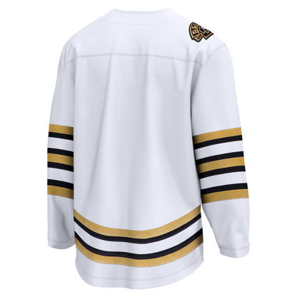 Fanatics White Boston Bruins 100th Anniversary Premier Breakaway Custom Jersey