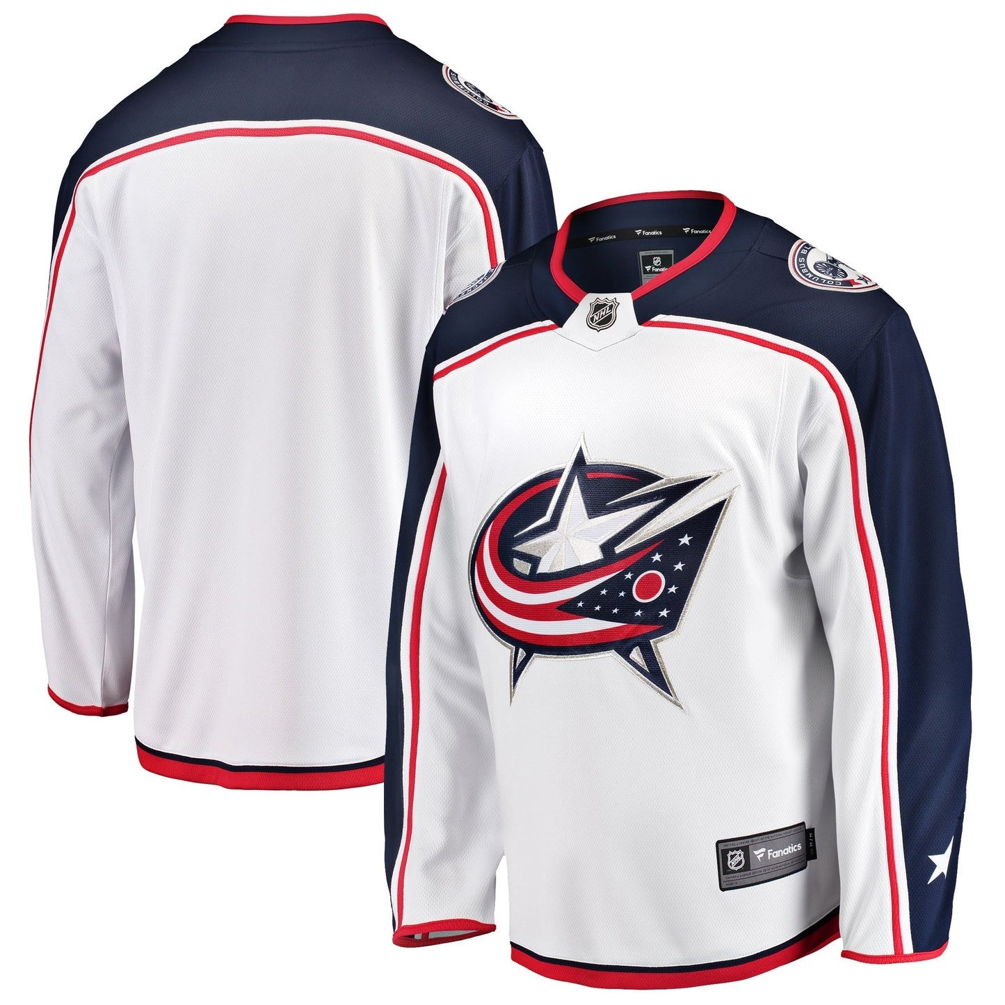 Columbus Blue Jackets Fanatics Breakaway Away Jersey - White