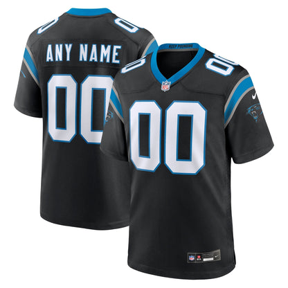 Carolina Panthers Nike Custom Game Jersey - Black