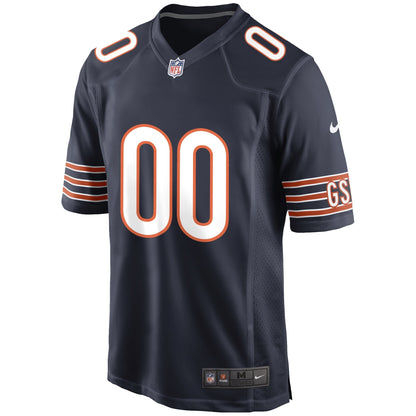 Chicago Bears Nike Custom Game Jersey - Navy