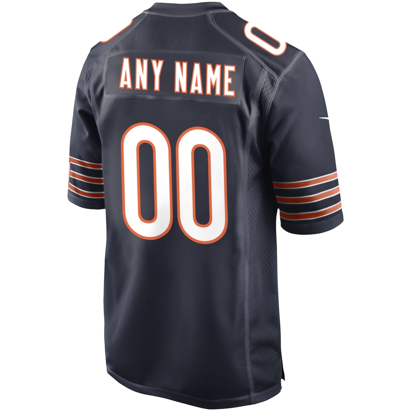 Chicago Bears Nike Custom Game Jersey - Navy