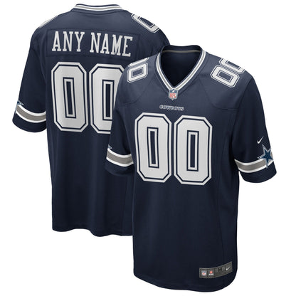 Dallas Cowboys Nike Custom Game Jersey - Navy